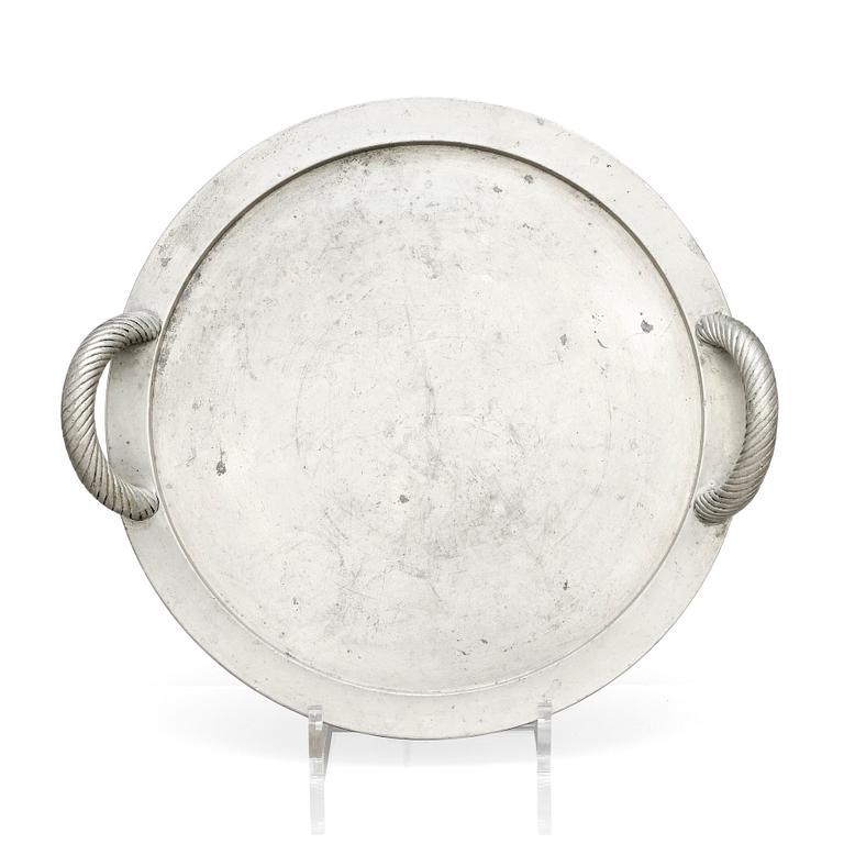 Björn Trägårdh, a pewter tray, Svenskt Tenn, Stockholm 1932.