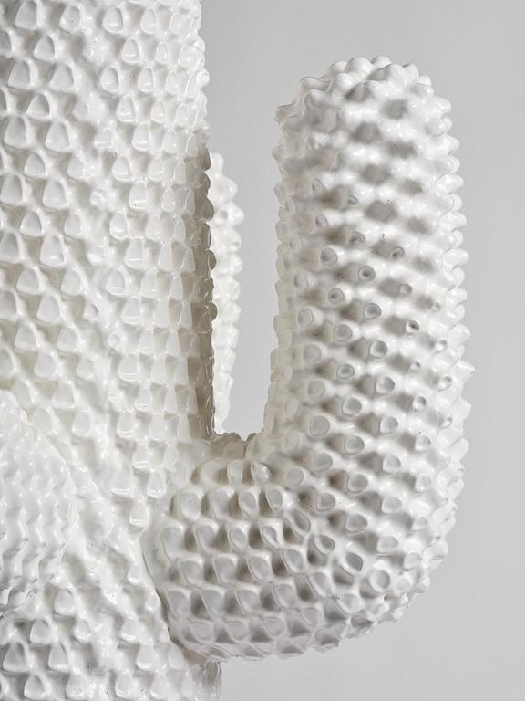 Guido Drocco & Franco Mello, a "Cactus" (Biancocactus) coat hanger/sculpture, ed. 96/250, Gufram, Italy, post 2018.