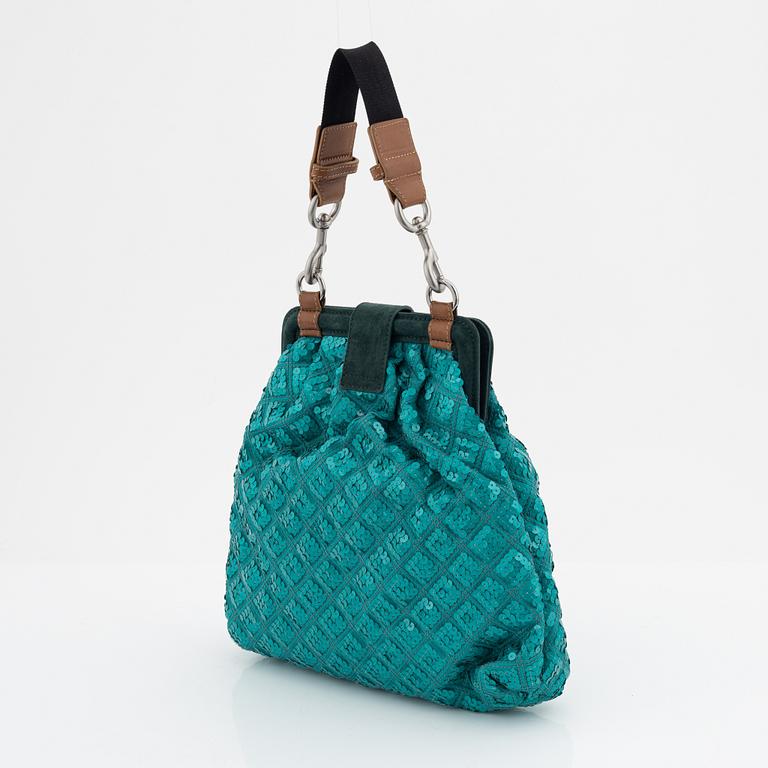 Marc Jacobs, a sequin handbag.