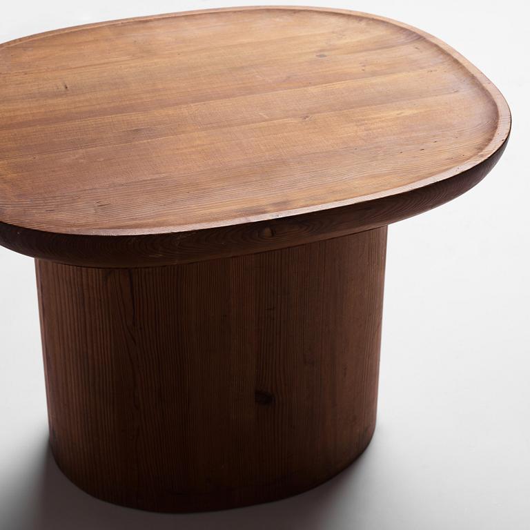 Axel Einar Hjorth, a stained pine 'Utö' table, Nordiska Kompaniet, Sweden 1930s.