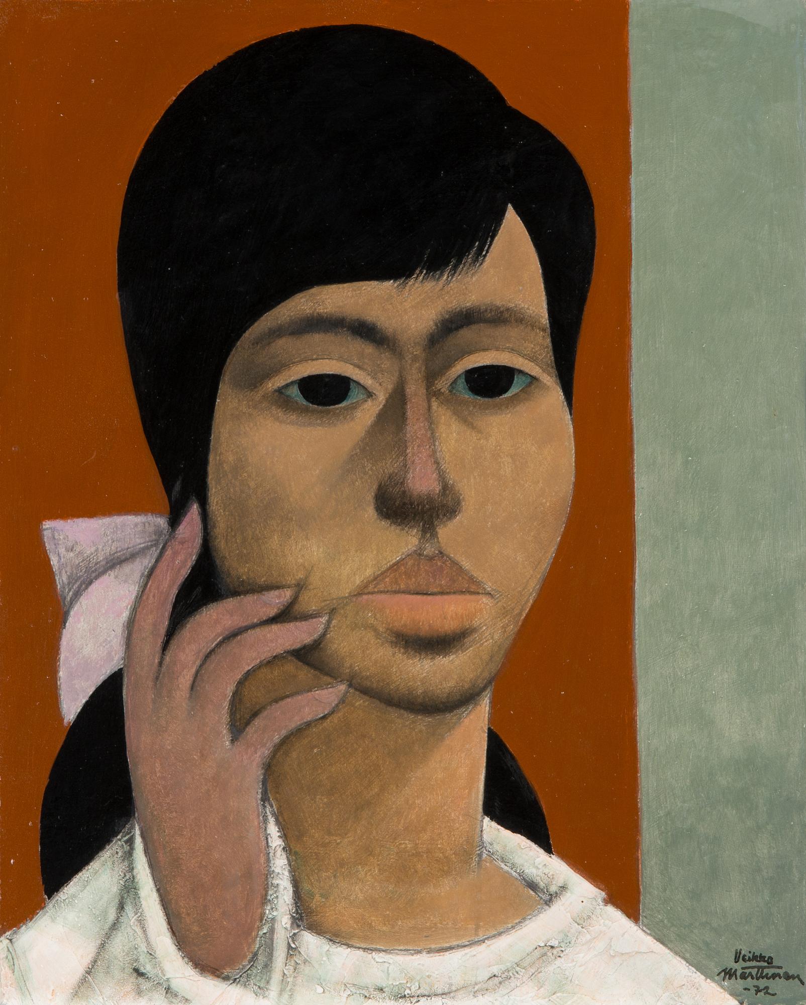 Veikko Marttinen, Pensive girl.
