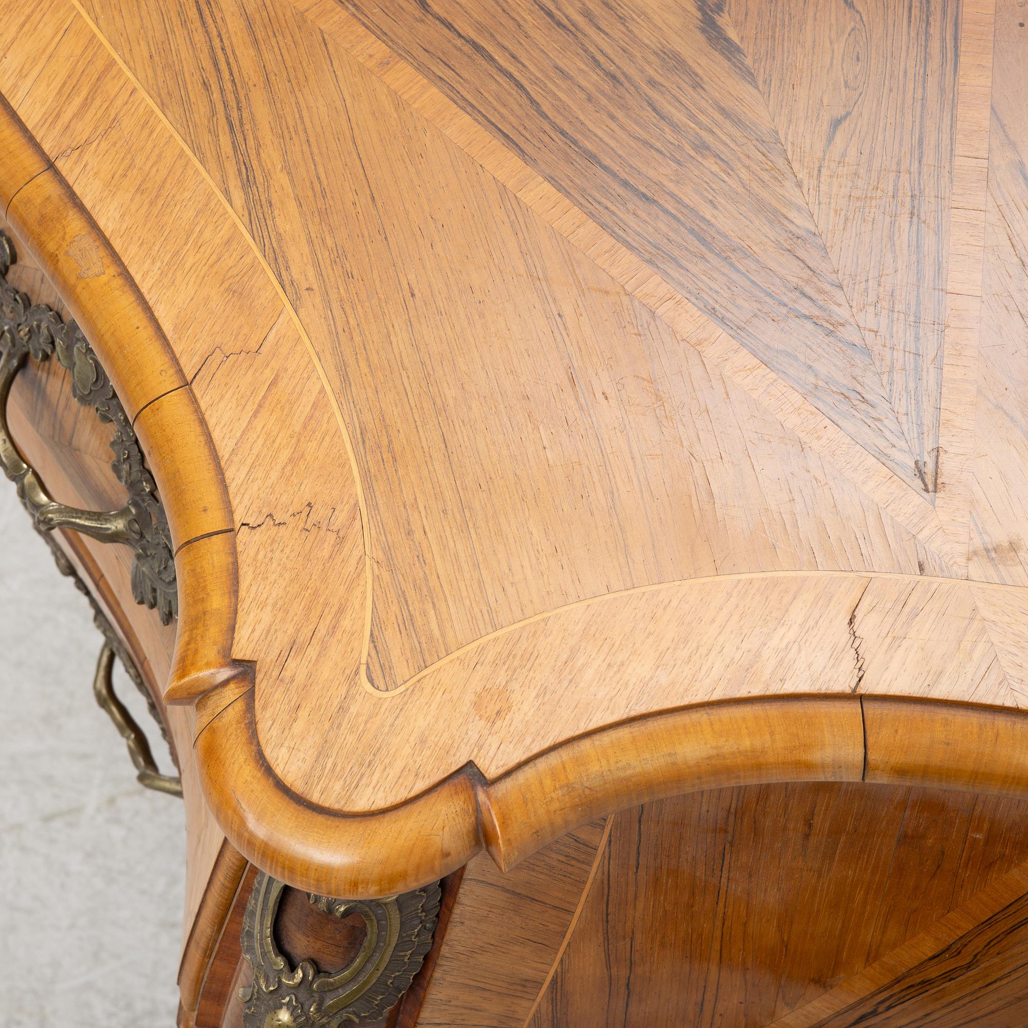 A Rococo chest of drawers, secon half of the 18th century.