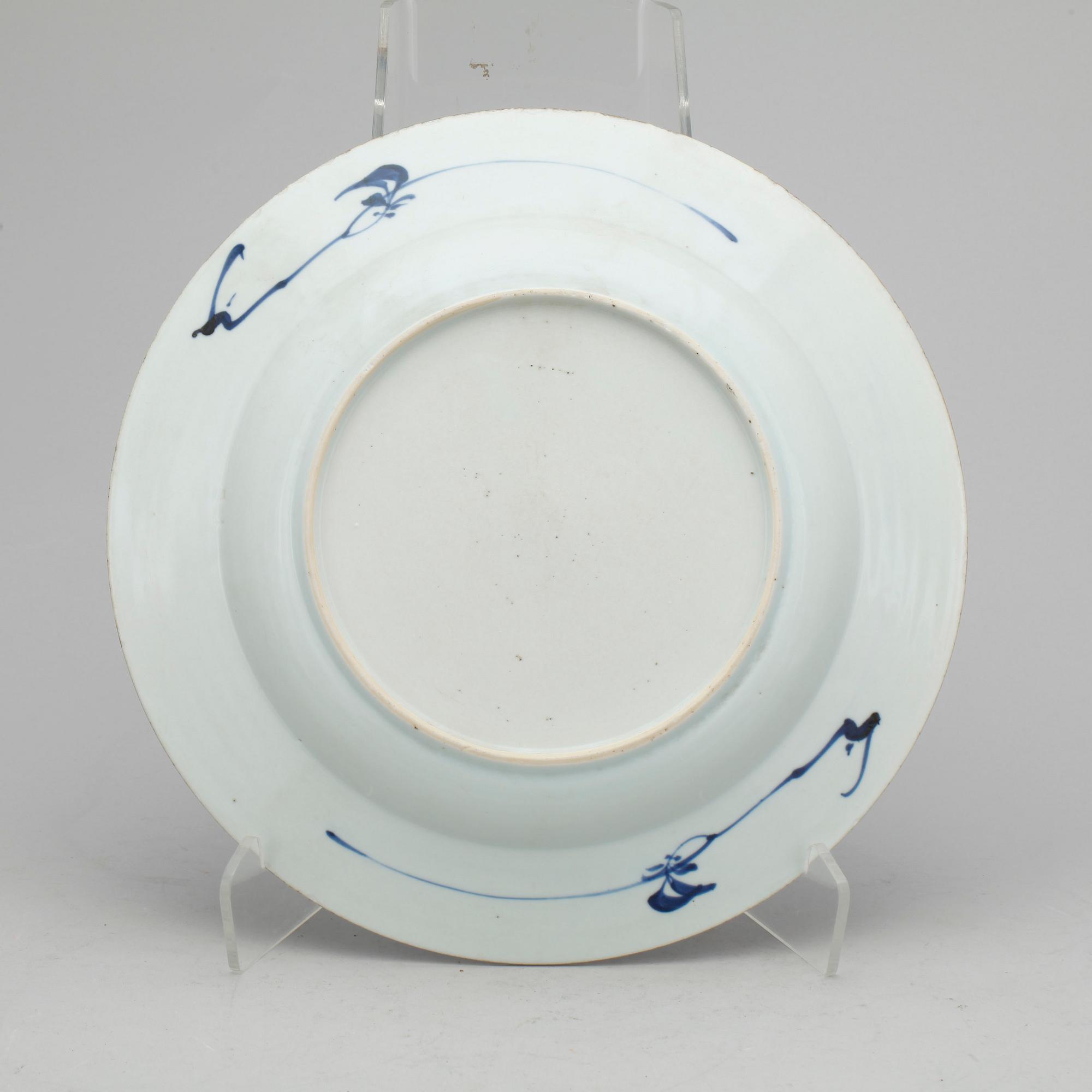 FAT, porslin, Kina, Qing dynastin, sannolikt Kangxi (1662-1722).