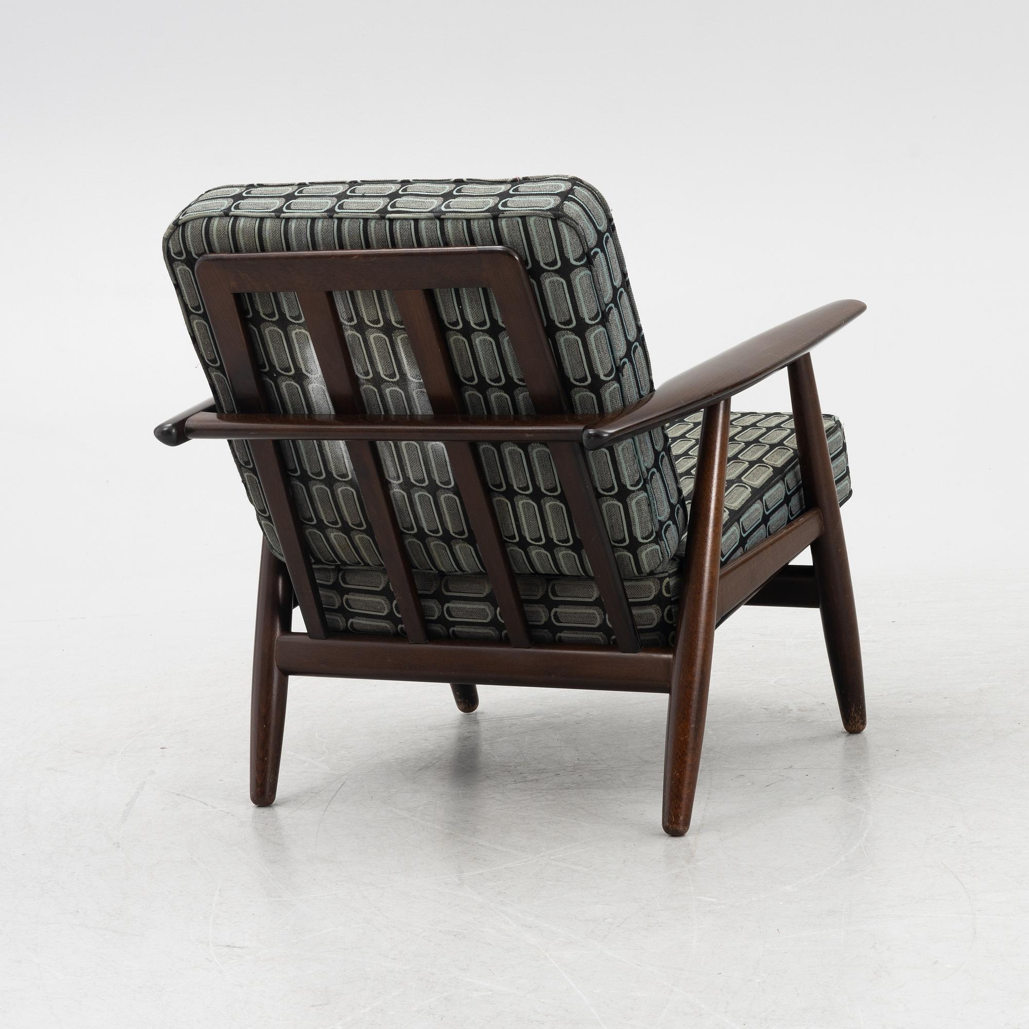 Hans J Wegner, fåtölj,  "GE 240" "Cigarren", Danmark, 1900-talets andra hälft.