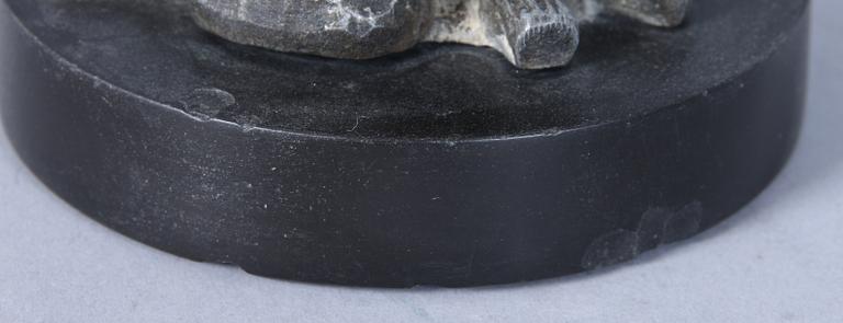 BORDSDEKORATION, patinerad zink, 1800-talets andra hälft.