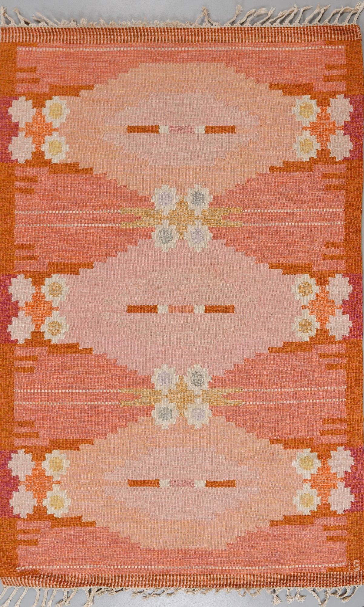 MATTA, rölakan, Ingegerd Silow, omkring 1900-talets mitt, 200x135 cm.