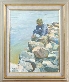 GUSTAF CARLSTRÖM, olja på duk, sign.