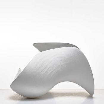 Eva Hild, a white stoneware sculpture "Skärva", Sweden 2006.