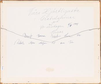 ROLF SVENSSON, färglitografi, sign o numr 15/160.