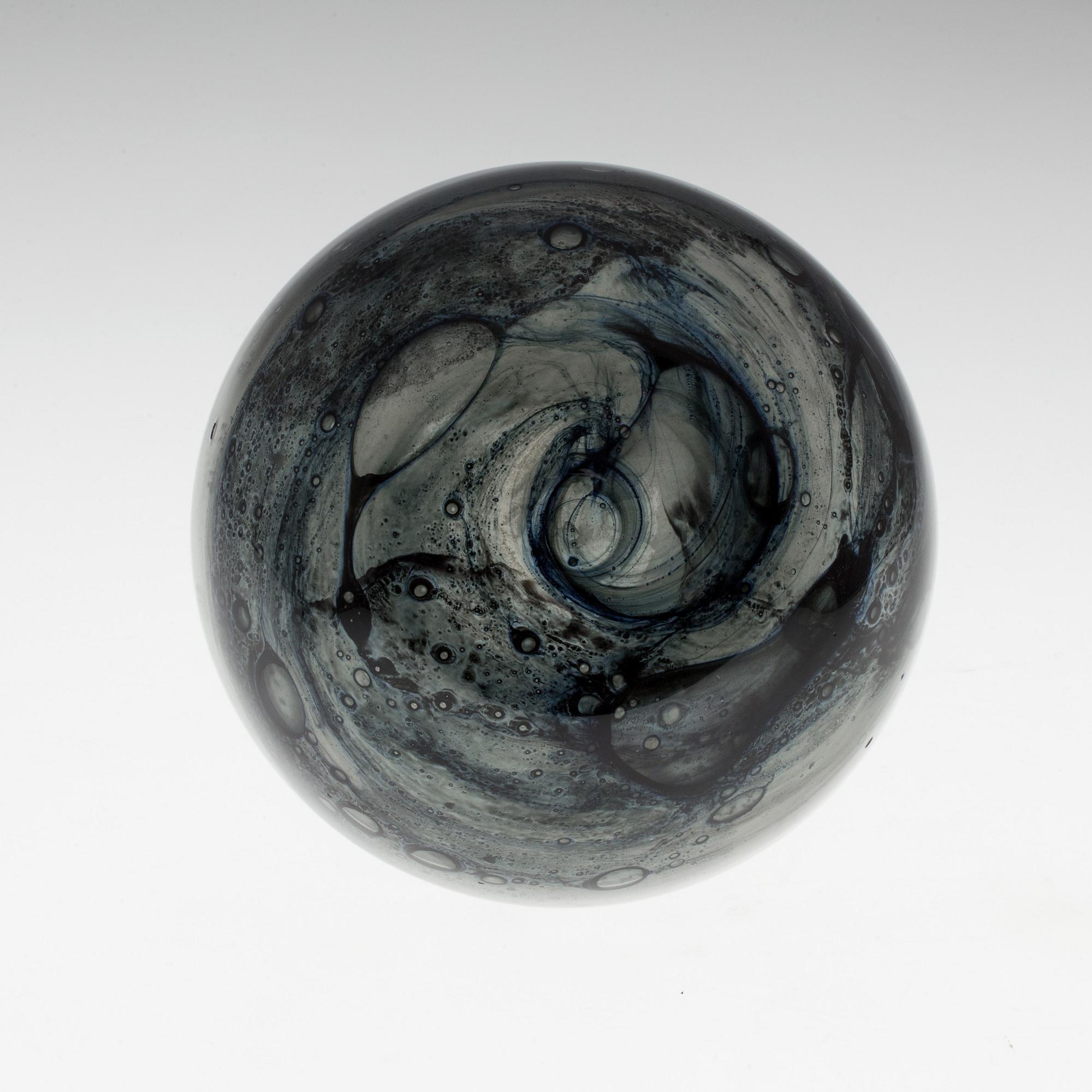 EVA ENGLUND, an 'Eldlek' glass vase from Pukeberg, unsigned.
