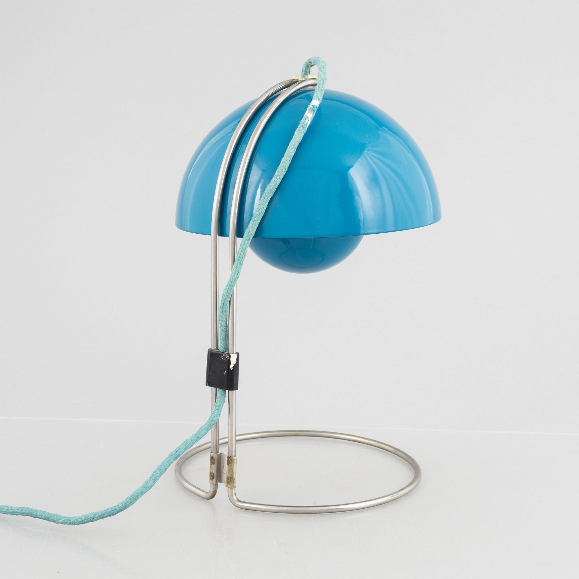 Verner Panton, a 'Flower Pot' table lamp, Louis Poulsen, Denmark.