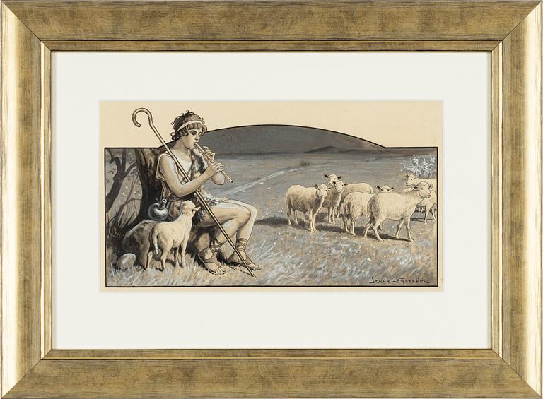 Jenny Nyström, The Shepherdess.