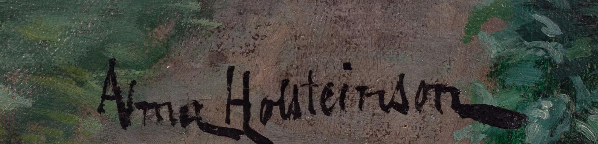 Alma Holsteinson, Under parasollen.