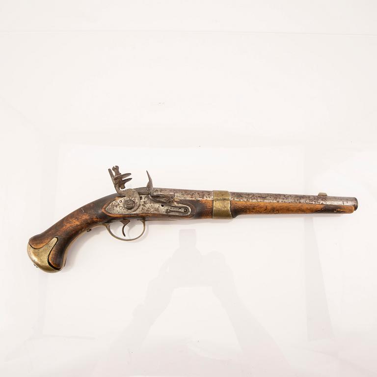 Flintlåspistol svensk, m/1807 studsare.