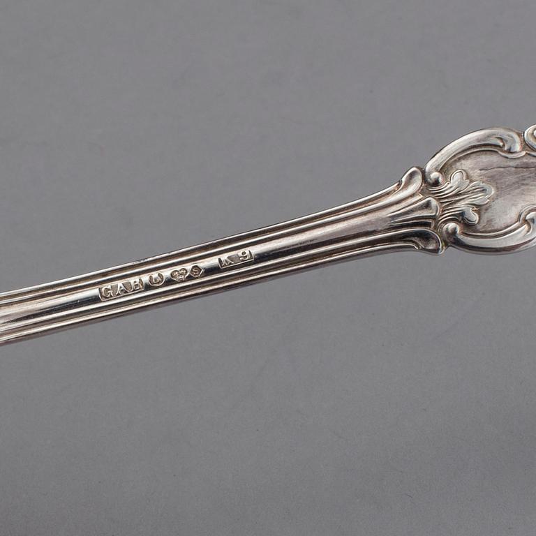 SILVERBESTICK, 44 delar, Sverige, 1900-talets andra hälft. Total vikt 1211 gram.