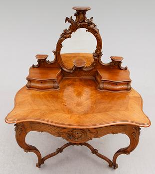 TOALETTBORD, 1800-talets andra hälft.