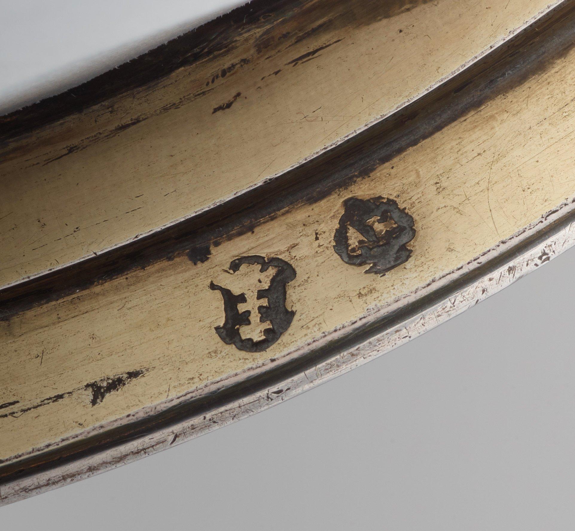 Andreas Haidt, dryckeskanna, silver, Danzig (verksam 1689-1699). Barock.