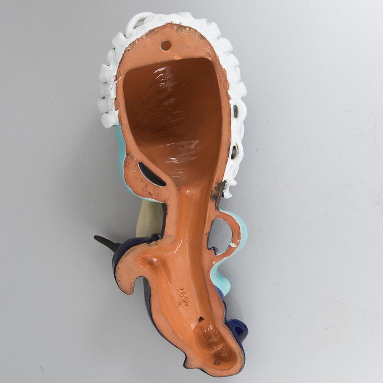 A ceramic wall plaque by Goldscheider Austria 1920/30s.