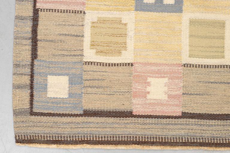 A carpet, flat weave, ca 240 x 155 cm, Sweden.