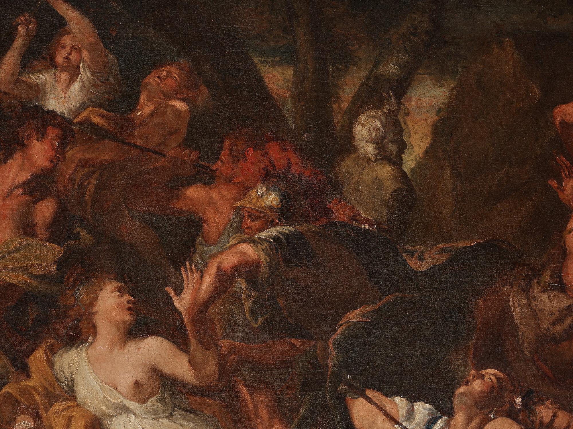 JEAN FRANCOIS DE TROY, hans krets. Uppfordrad duk 92,5 x 129 cm.