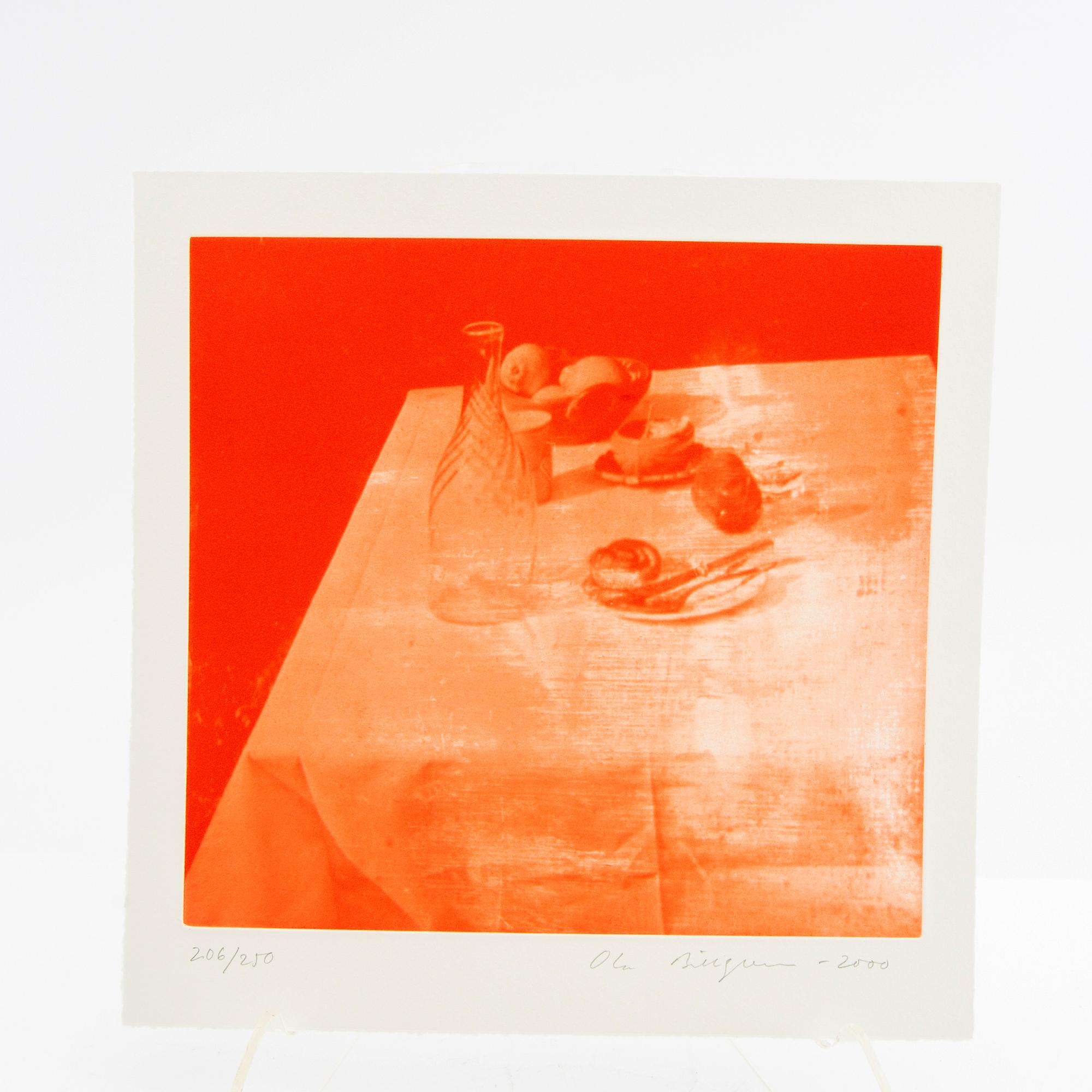 Ola Billgren, still life and book, "Måleri/Paintings".