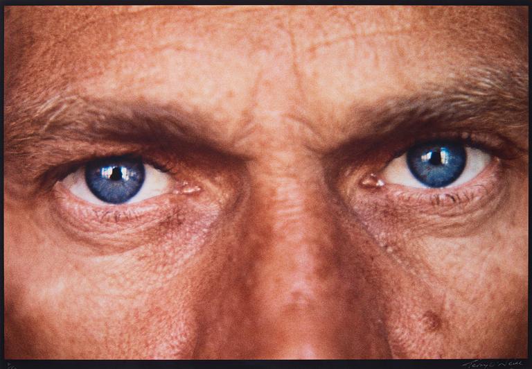 Terry O'Neill, "Steve McQueen Eyes", 1969.