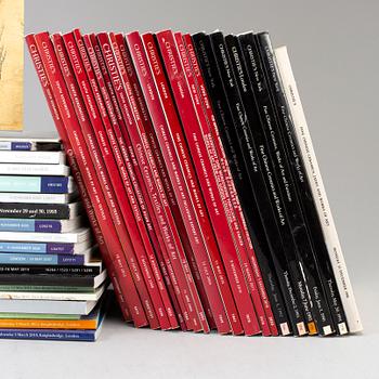 AUKTIONSKATALOGER, 40 st. Sothebys, Christies, Bonhams. Orientaliskt/Kinesiskt porslin, keramik och konsthantverk.