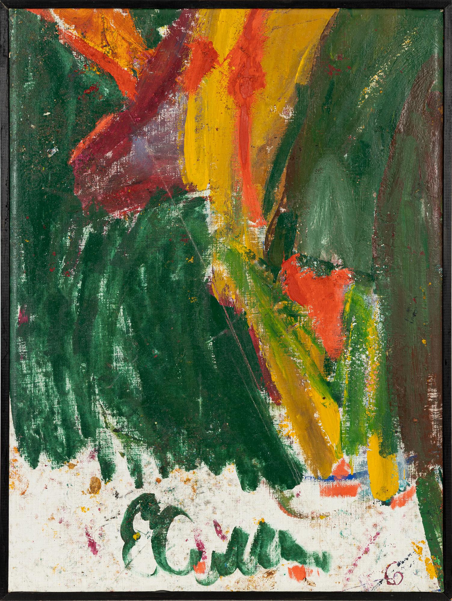 Erland Cullberg, Komposition i grönt.