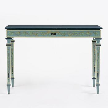 Carl Malmsten, a Swedish Grace console table, cabinetmaker Albin Johansson, Stockholm, for Villa Kvikkjokk, 1927.