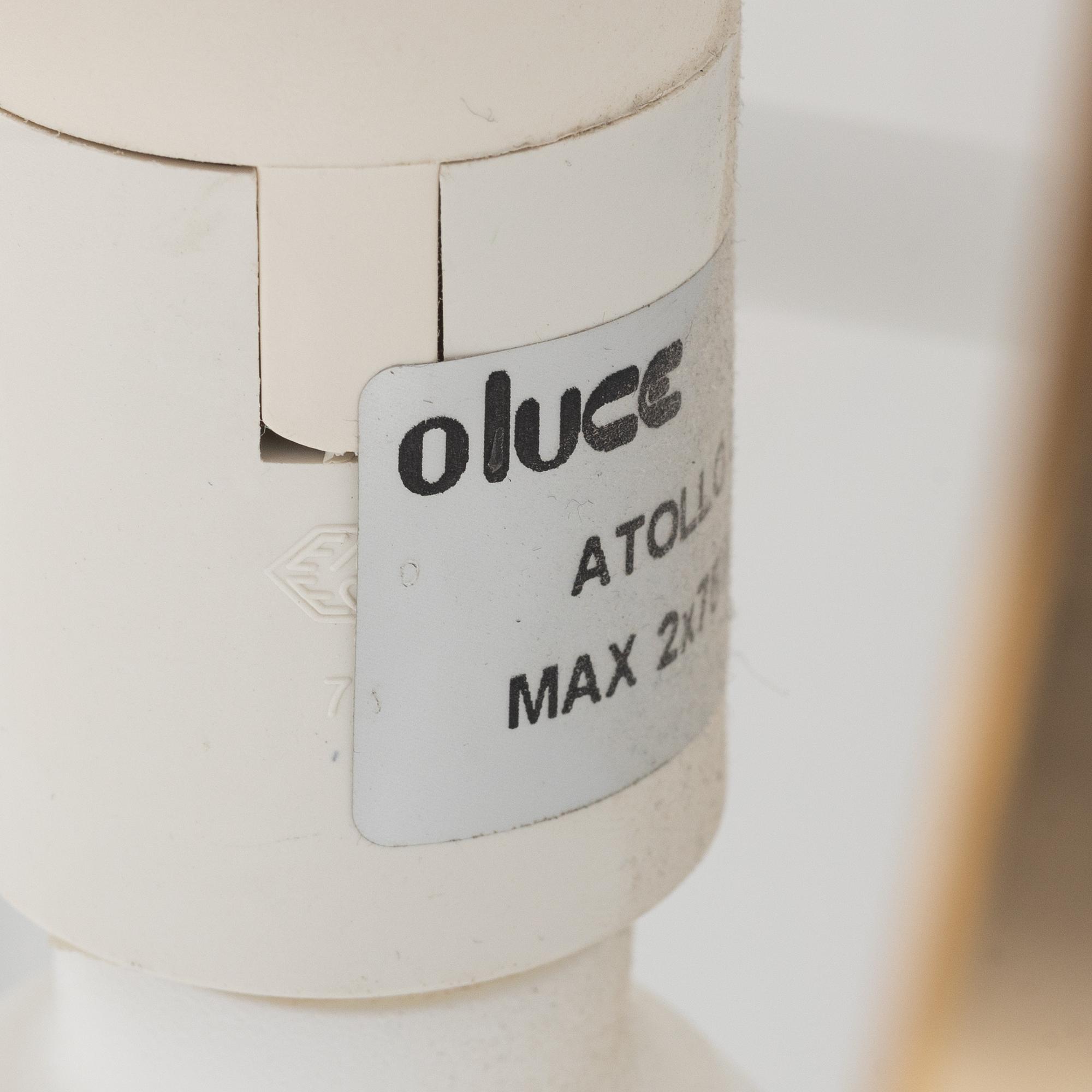 Vico Magistretti, bordslampa, "Atollo 239 Or", Oluce, Italien.