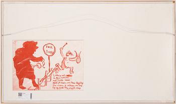 Peter Dahl, färglitografi, signerad.