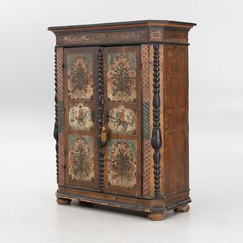 Cabinet, folk art, Germany, 19th century.