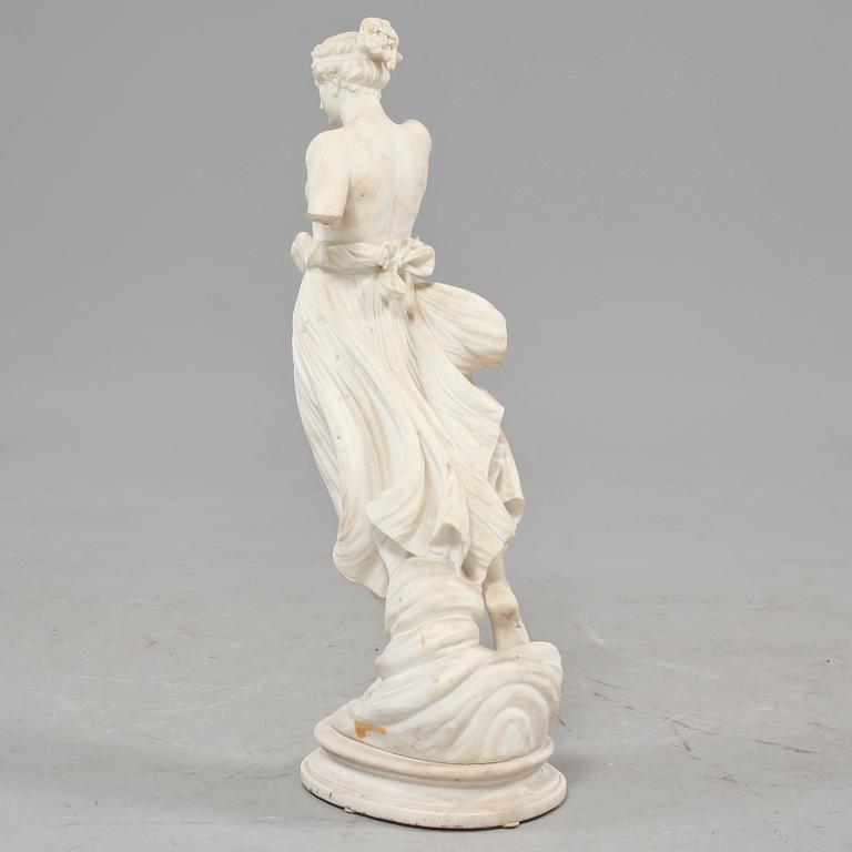 SKULPTUR, alabaster, 1900-tal.