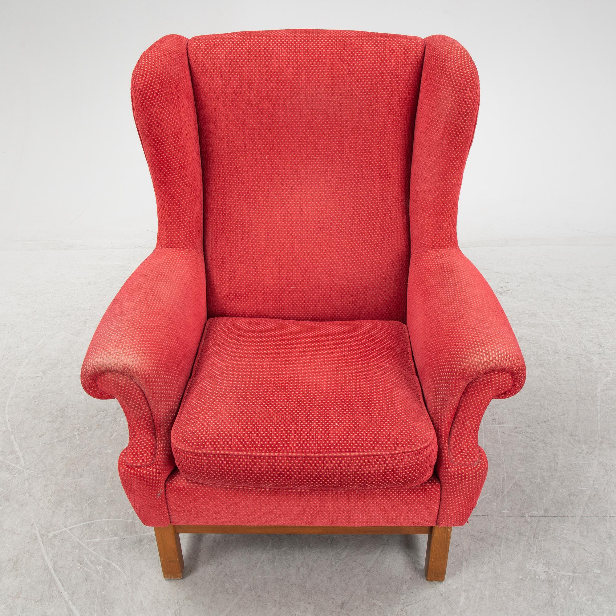 Ragnar Helsén, fåtölj, "Oxford", modell 3543, Stjernmöbler, Firma Svenskt Tenn,