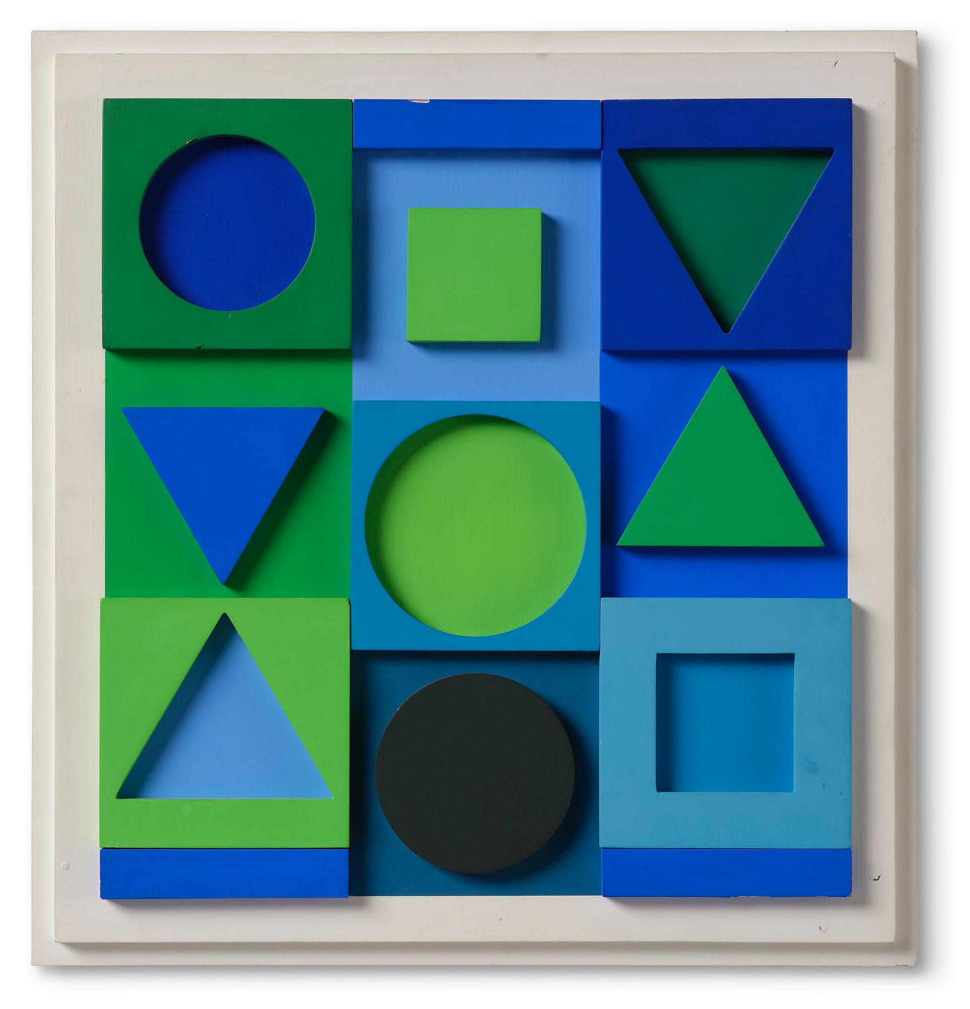 Victor Vasarely, "Zaphir - negatif".