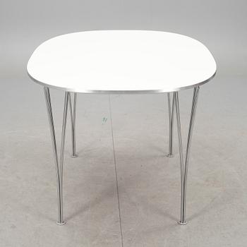 MATBORD, "Superellips", Piet Hein och Bruno Mathsson för Fritz Hansen, etikettmärkt 1999.
