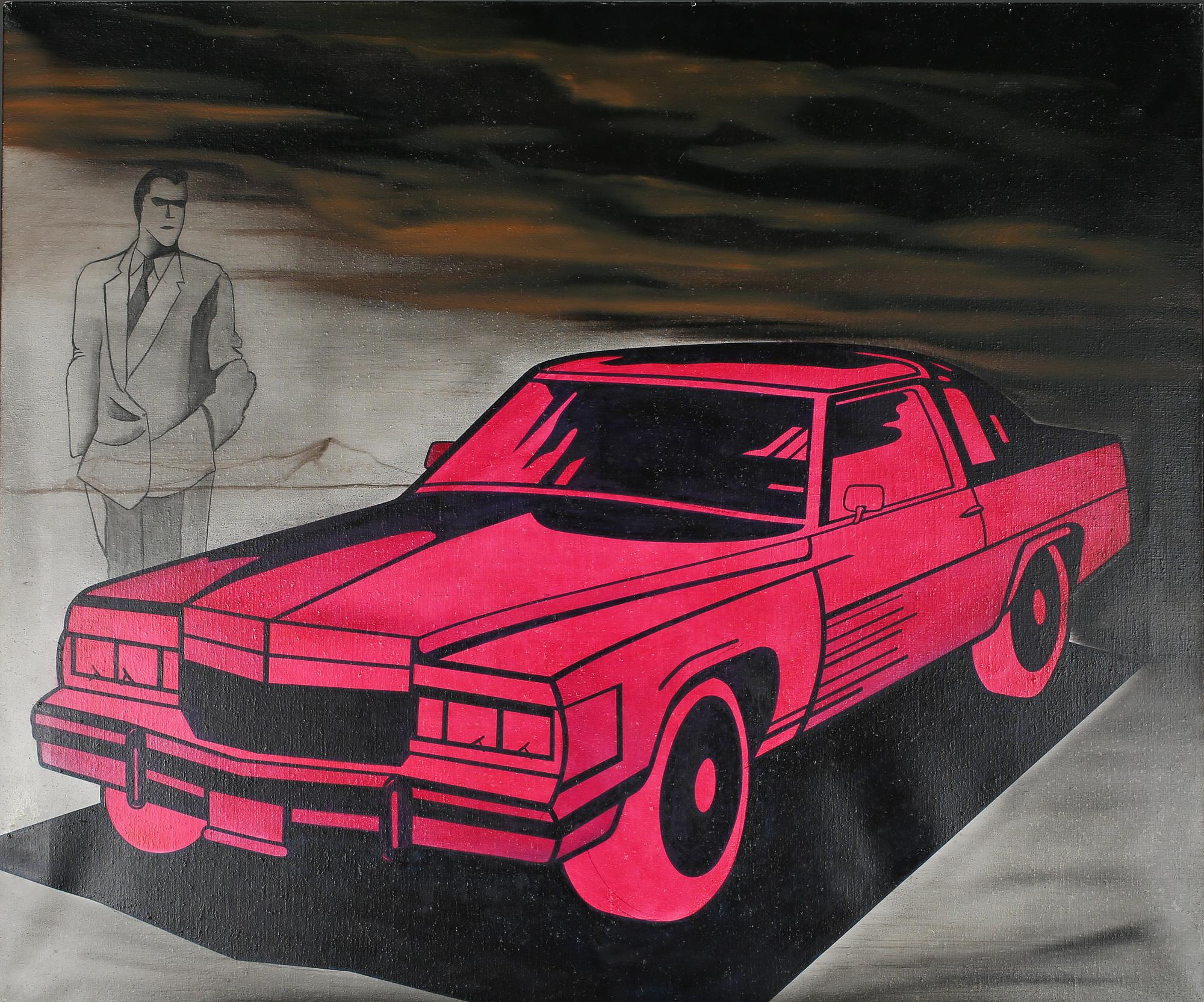 MARTIN ASKHOLM, blandteknik på duk, signerad och daterad -97 à tergo.