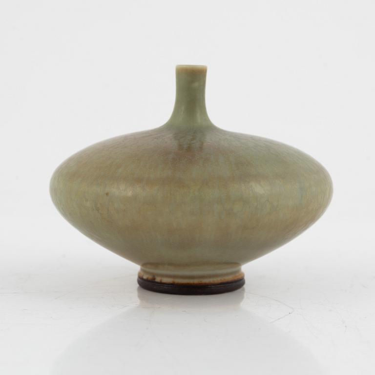 Berndt Friberg, a stoneware vase, Gustavsbergs studio 1969.