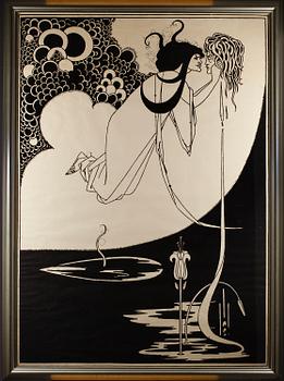 AUBREY BEARDSLEY, efter, litografi samt bok.