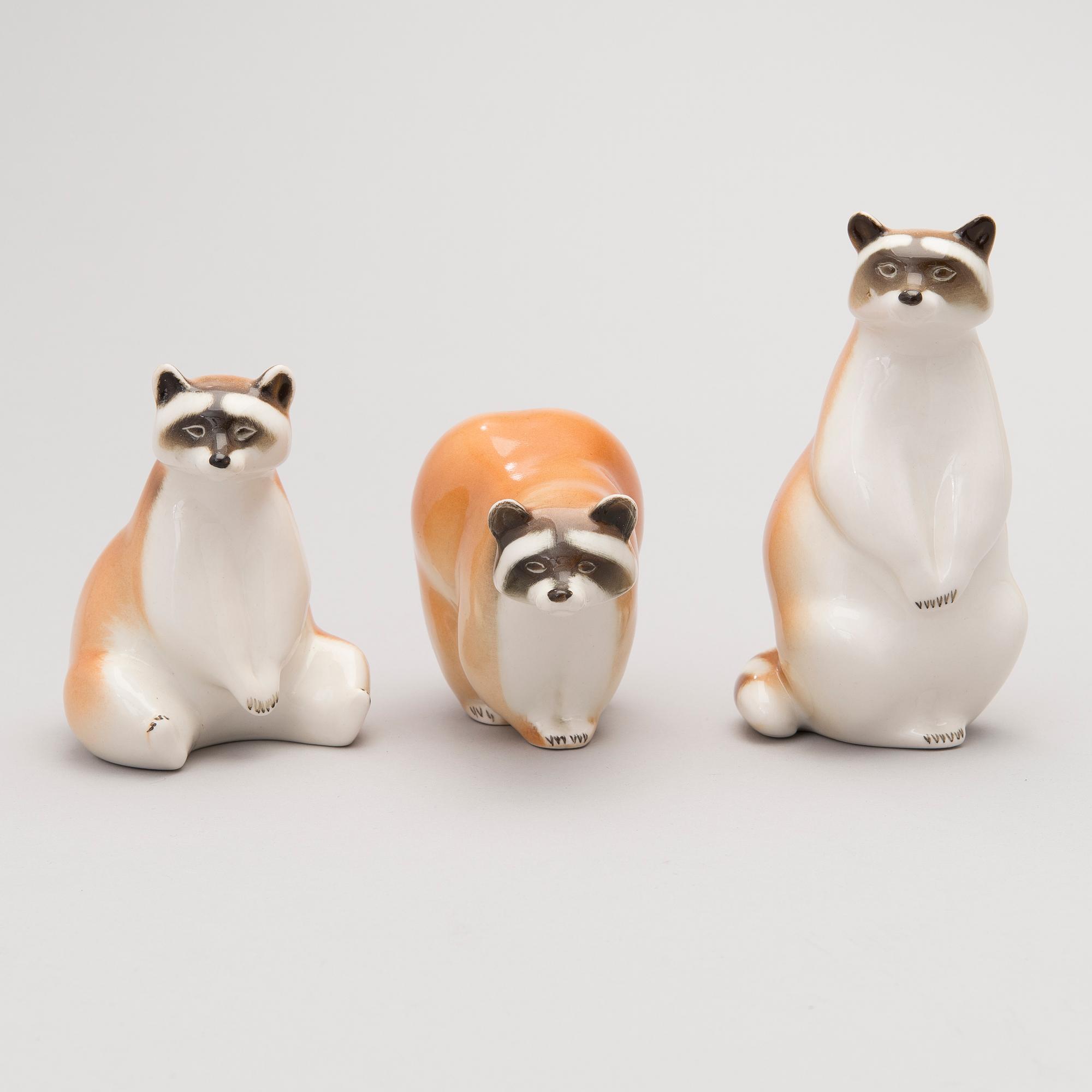 12 Lomonosov porcelain figurines, Russia and USSR, the latter half of the 20th century.