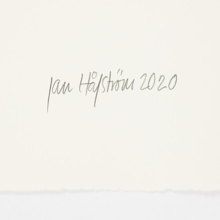 Jan Håfström, etching in colours, 2020, signed 45/50.