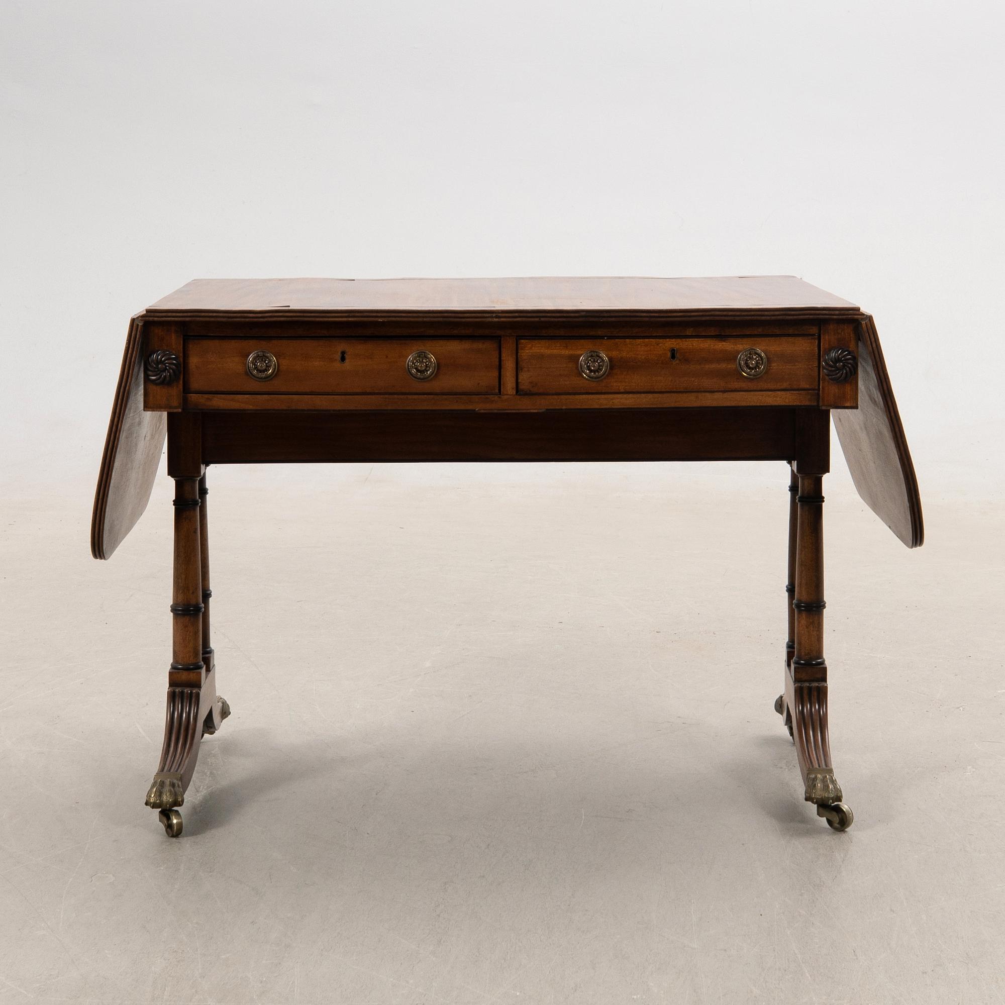 Klaffbord Regency England 1800-talets mitt.