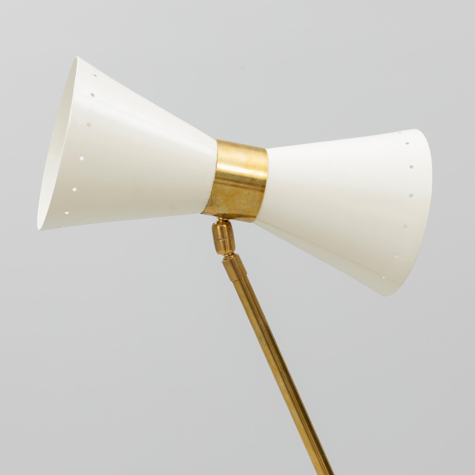 A 'Piantana Diablolo White' floor lamp, Luci Srl, Italy, 20th/21st century.