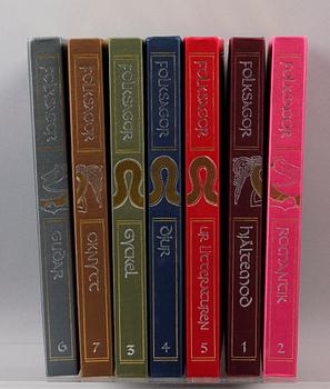 BÖCKER, 7 vol, "Folksagor", 1984.