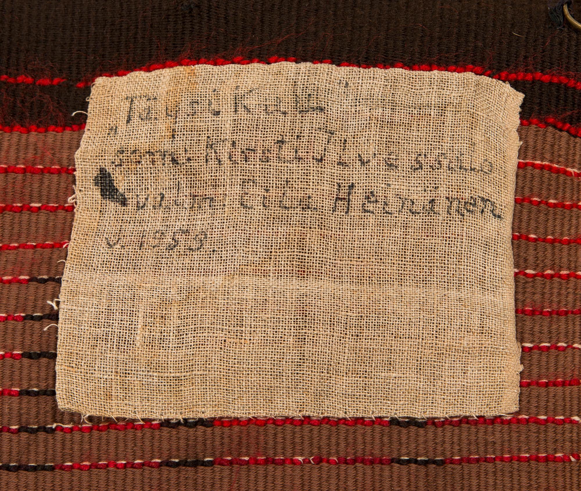 Kirsti Ilvessalo, A Finnish long pile Ryijy Rug, model Friends of Finnish Handicraft. Circa 180 x 133 cm.