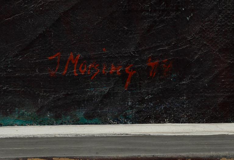 IVAR MORSING, oil on canvas, signed and dated -49.