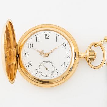 Pocket watch, hunter, 51 mm.