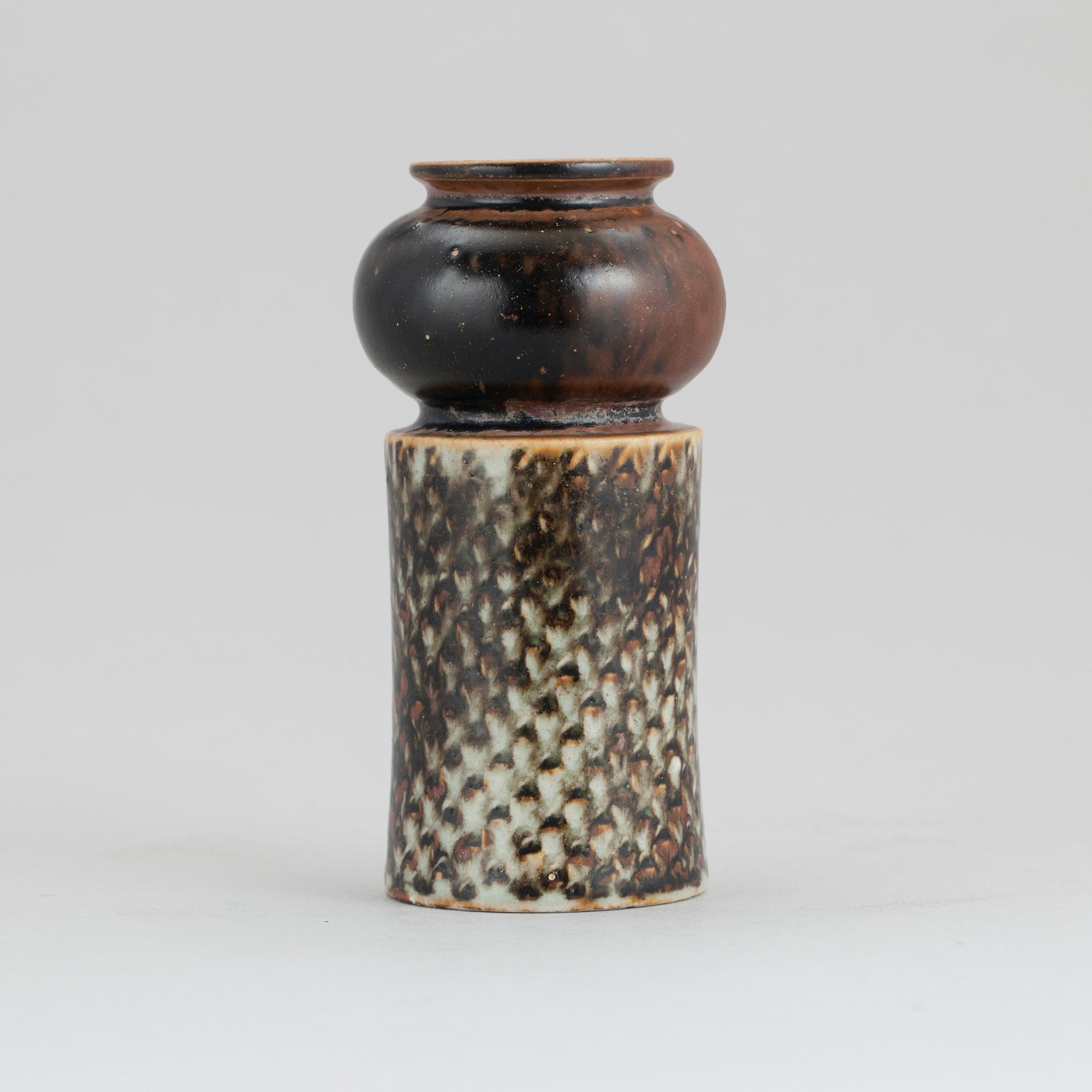 MINIATYRVAS, stengods, Stig Lindberg, Gustavsbergs studio, 1964.