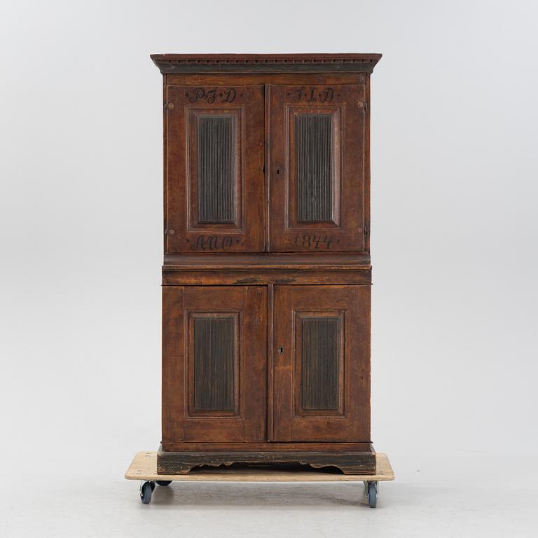 A swedish provincial cabinet, dated 1844.