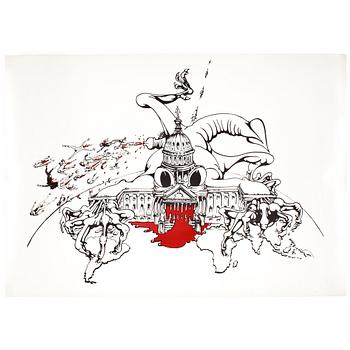 Ulf Rahmberg · ULF RAHMBERG, affisch, offset, "Kapitoleum", daterad 1969.